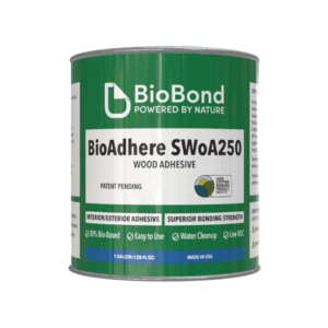 BioAdhere SWoA250 - wood adhesive for wood workers, cabinet makers, and more.